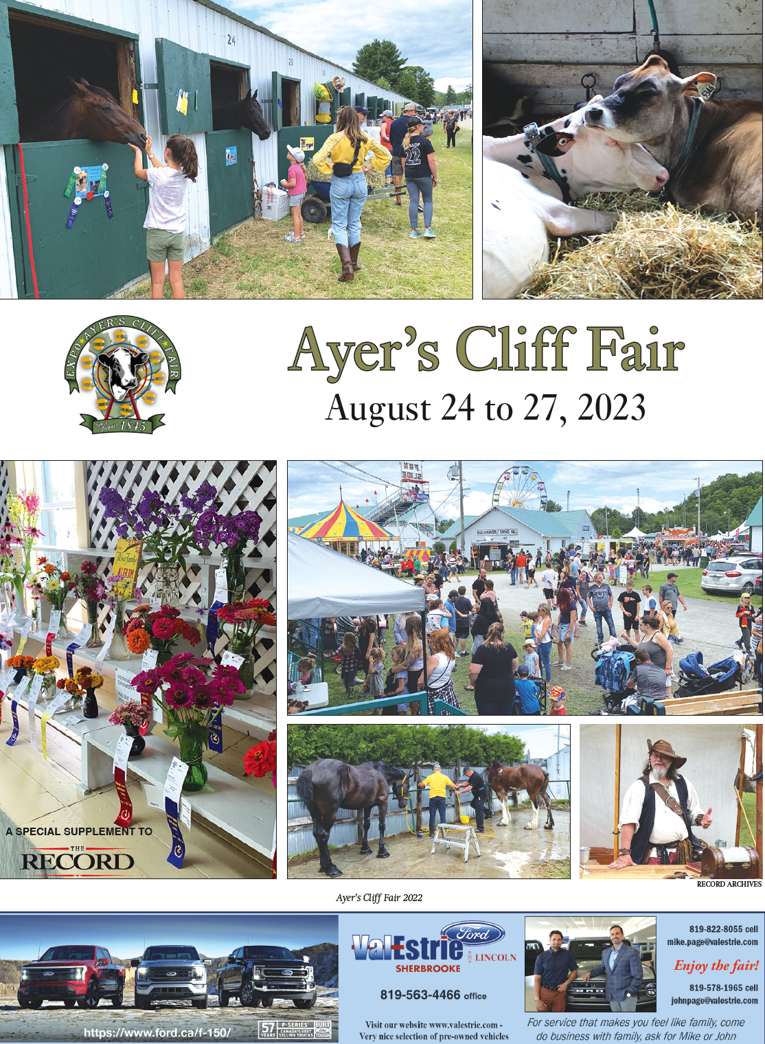 Ayer’s Cliff Fair August 24 to 27, 2023